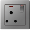 Ultra Slim Switch Socket MF 3 Pin&13A & MF 5 Pin &15A Socket Innovative Design Generous Appearance B20 Series Switch Socket 