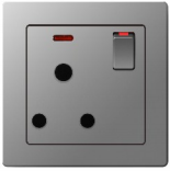Ultra Slim Switch Socket MF 3 Pin&13A & MF 5 Pin &15A Socket Innovative Design Generous Appearance B20 Series Switch Socket 