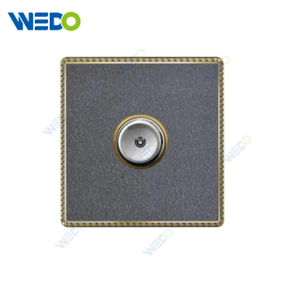 Acrylic Leather British Dimmer Switch Fan Dimmer/1 Gang Switch Dimmer Switch Fan Dimmer 500W/1000W Wall Switch, Electric Socket Switch