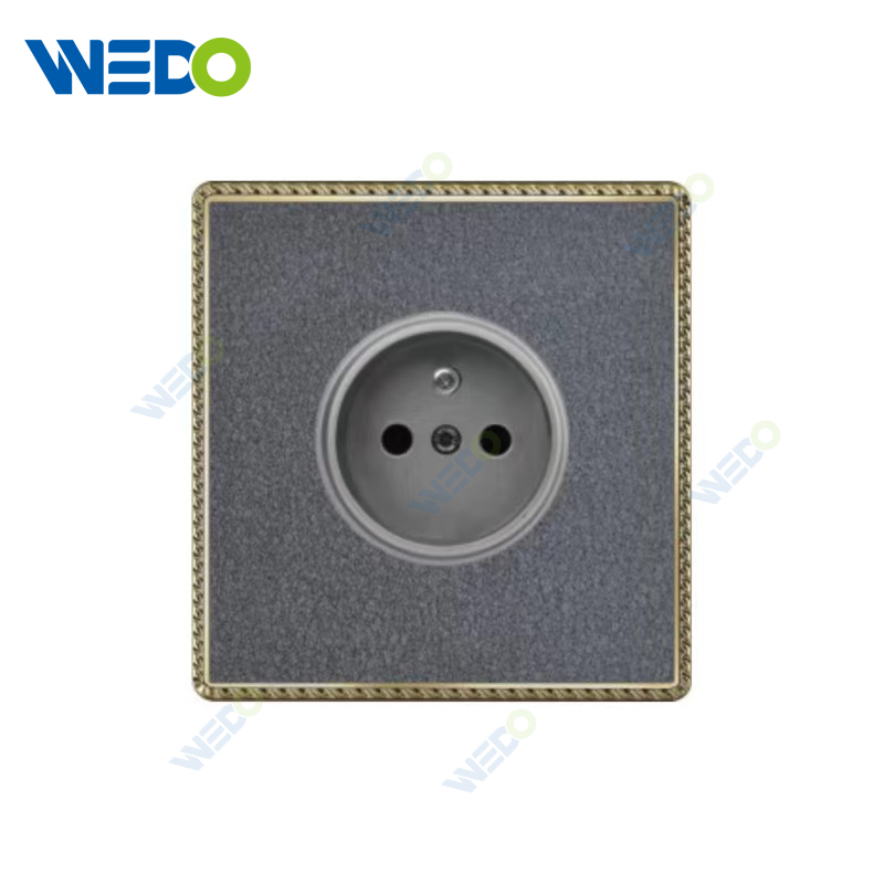 Acrylic Leather British French socket Wall Switch, Electric Socket Switch