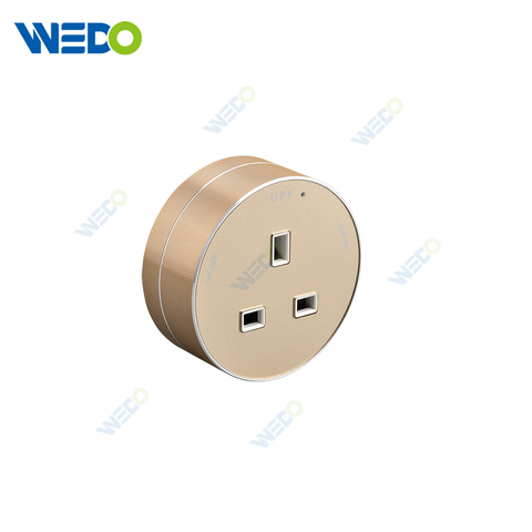 Track Socket in Plug & Socket Aluminum Wall Track Socket Embedded Orbital EU Movable Modular Power Rail Plug System Desktop Electrical Outlet Panel with USB