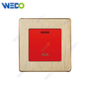 C72 China 45A SWITCH BIG BUTTON Electric Push Button Light Wall Switch Many Colors White Silver Gold with Chrome