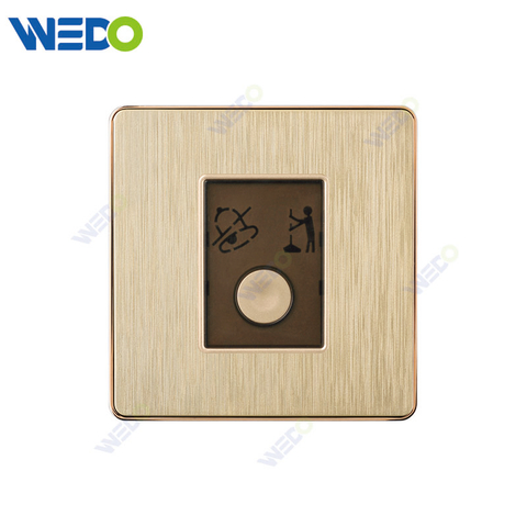 C72 China DOORBELL SWITCH WITH DO NOT DISTURB Electric Push Button Light Wall Switch Many Colors White Silver Gold with Chrome