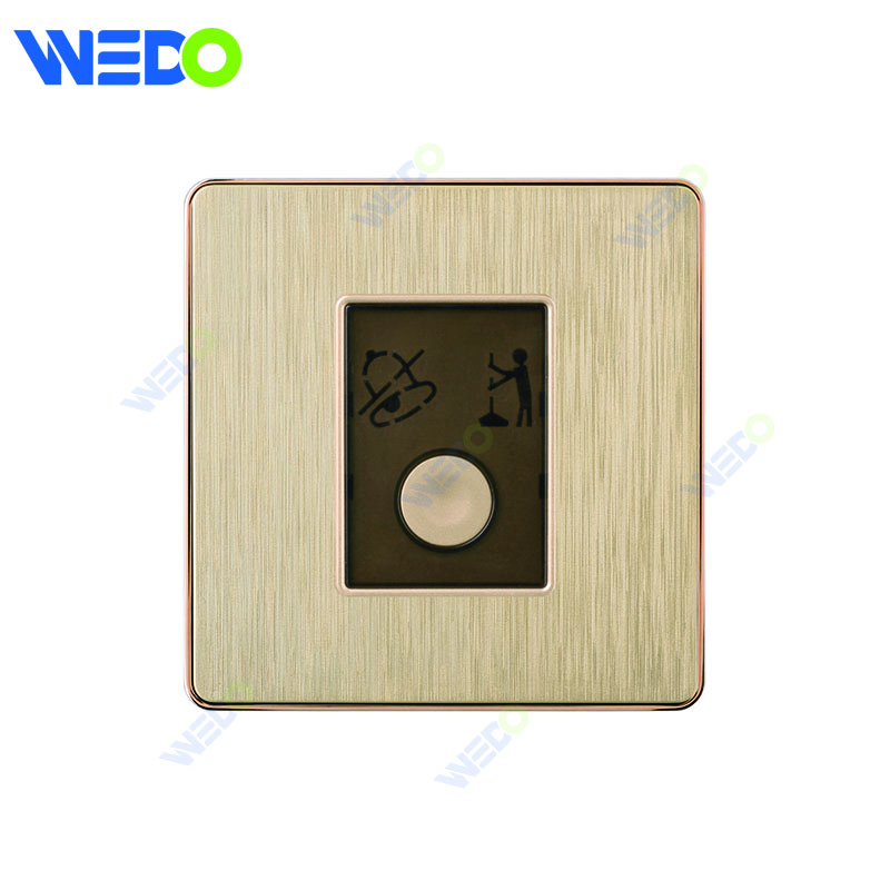 C72 China DOORBELL SWITCH WITH DO NOT DISTURB Electric Push Button Light Wall Switch Many Colors White Silver Gold with Chrome