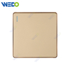 C72 China 1gang Electric Push Button Light Wall Switch Many Colors White Silver Gold with Chrome