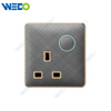 T3 Home Switches 13A Switched Socket with LED Light Ring 250V Light Electric Wall Switch Socket 86*86cm Acrylic Pattern with Lace