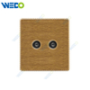 K8 Series Acrylic TV / Double TV 250V Light Electric Wall Switch Socket Home Switches Twist Pattern