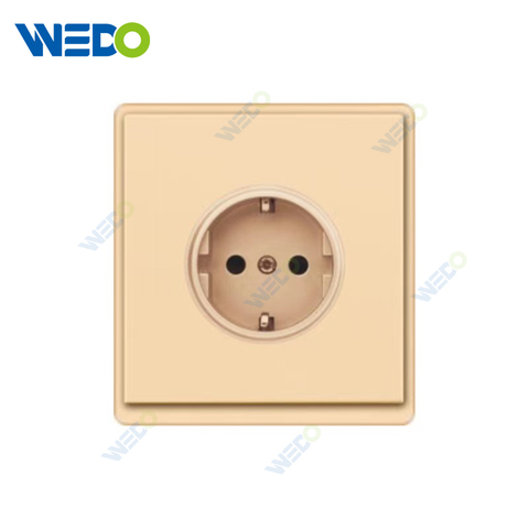 New Design PC European Socket Wall Switch Socket 86*86 mm For Home