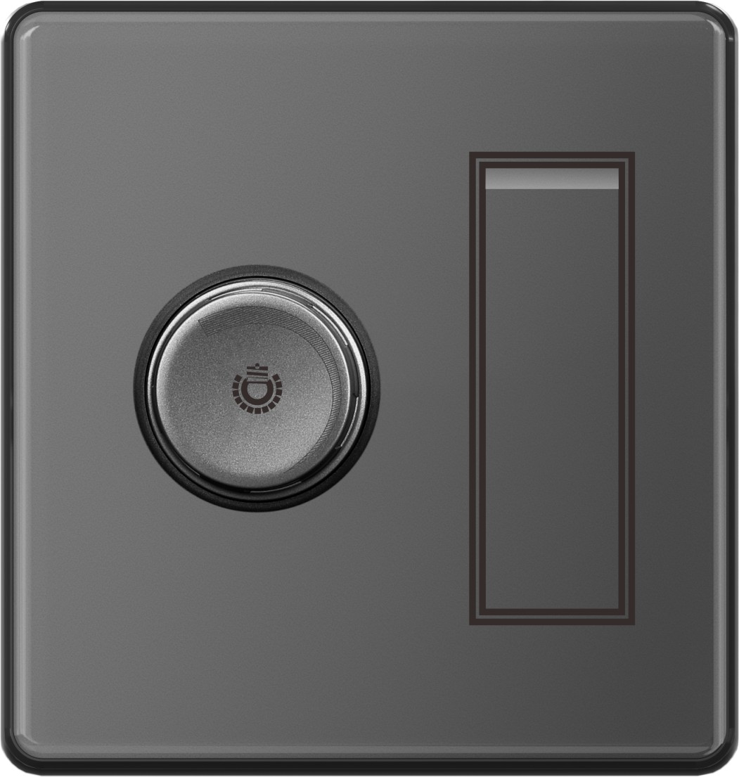 500-1500W Plating Dimmer Switch Socket S8 Newest Design 
