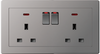 B10 13A 2 gang SP switched socket 13A 2 gang DP switched socket neon USB+1 typeC.neon 1USB+1 typeC,neon 2xMF switched socket 2xMF switched socket with neon 2XMF switched socket,1 USB+1 typeC, neon